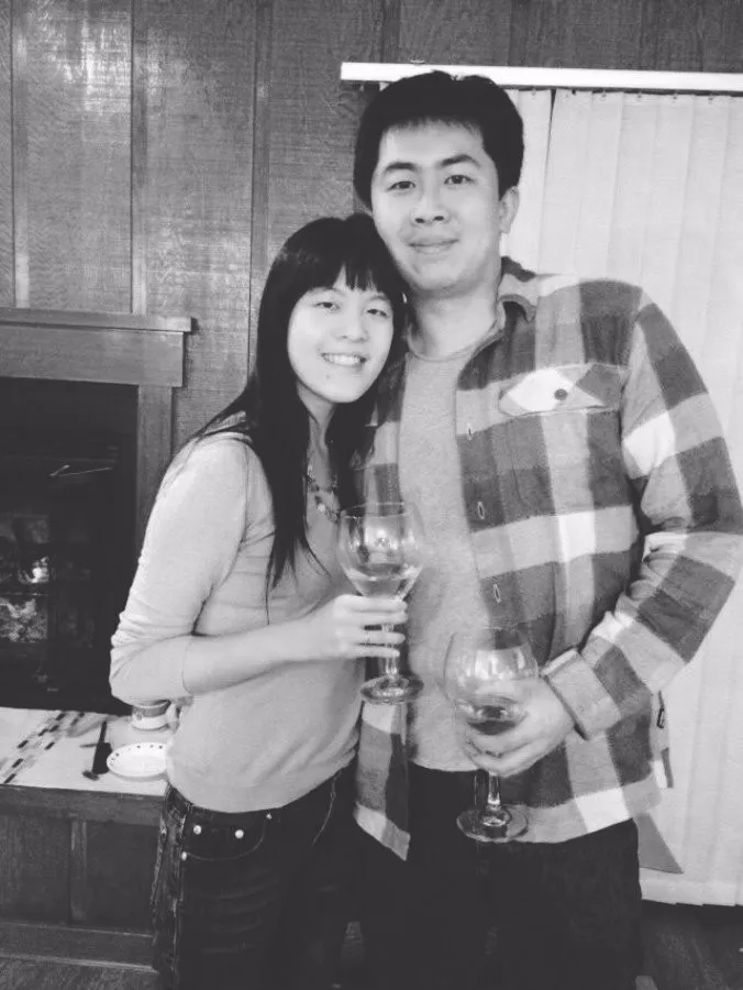 Andrea and Cody, in the Poconos for NYE 2014